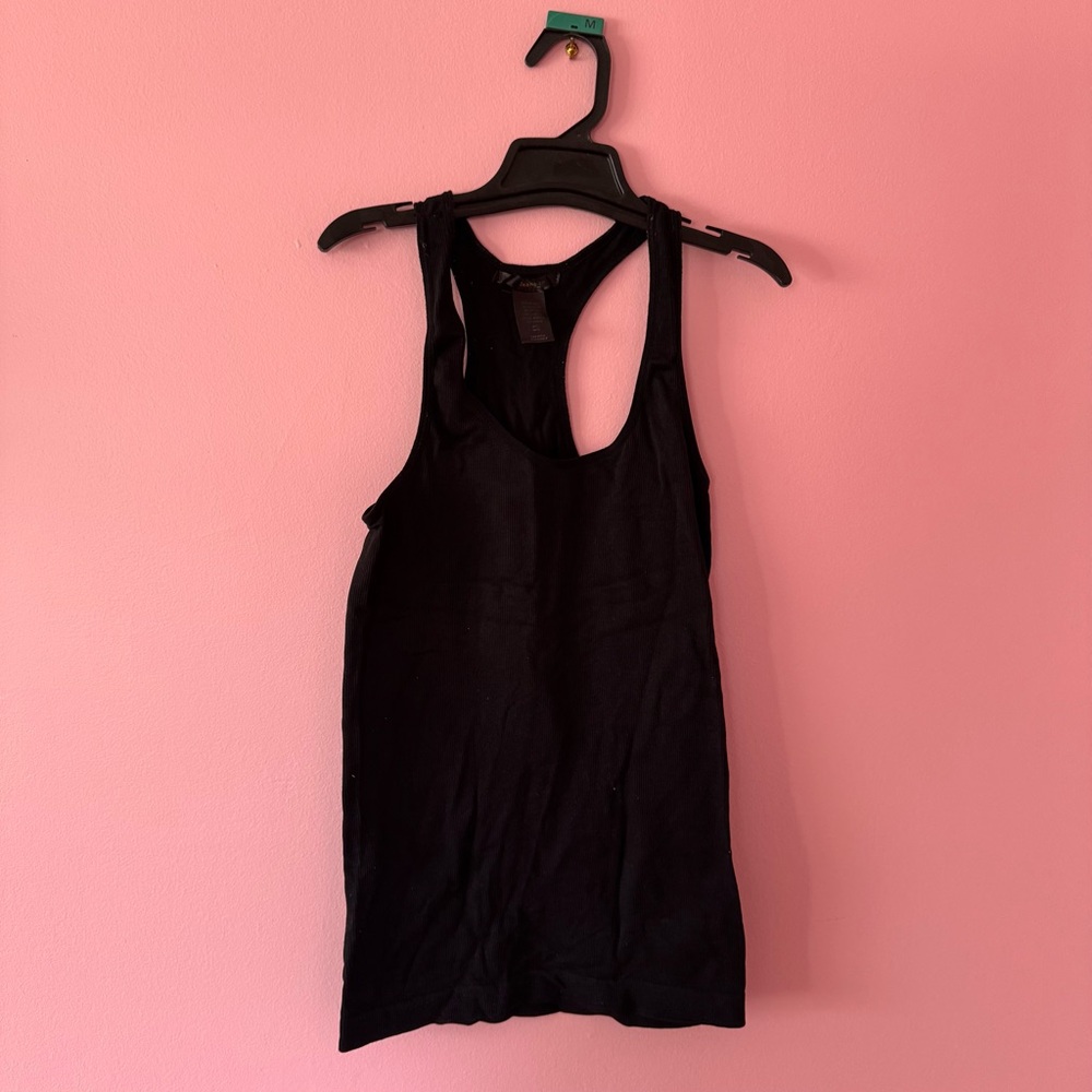 Women's Black Racerback Tank Top